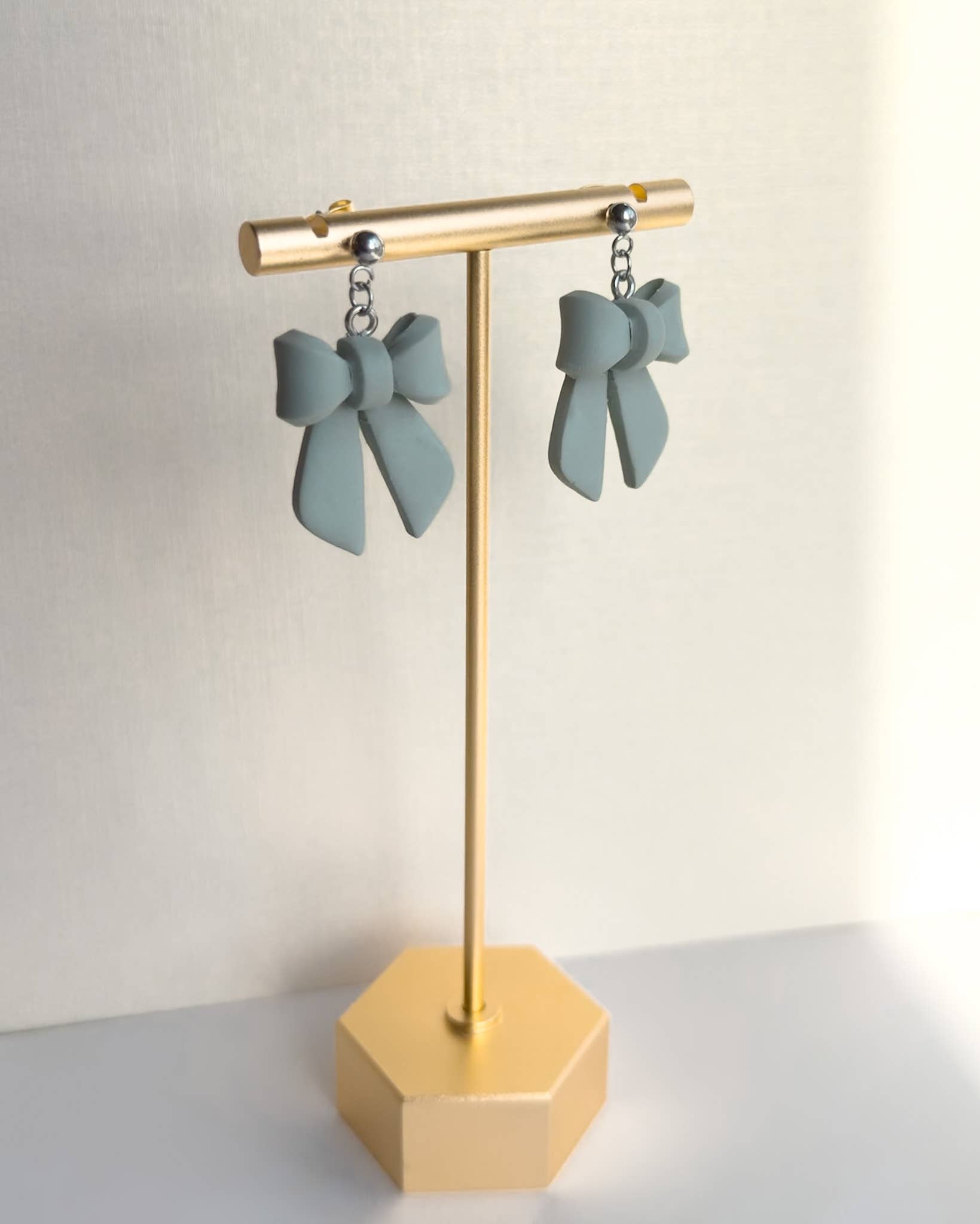 Clay & Fern Co. – wholesale Dangle earrings – Maeve Earrings - Polymer Clay Bow Earrings1