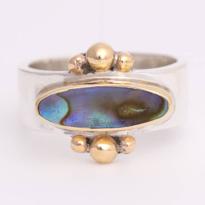 Bague Affinité Ormeau Allongé ◇ Taille 6,5 pour la vente par Mahka Jewelry