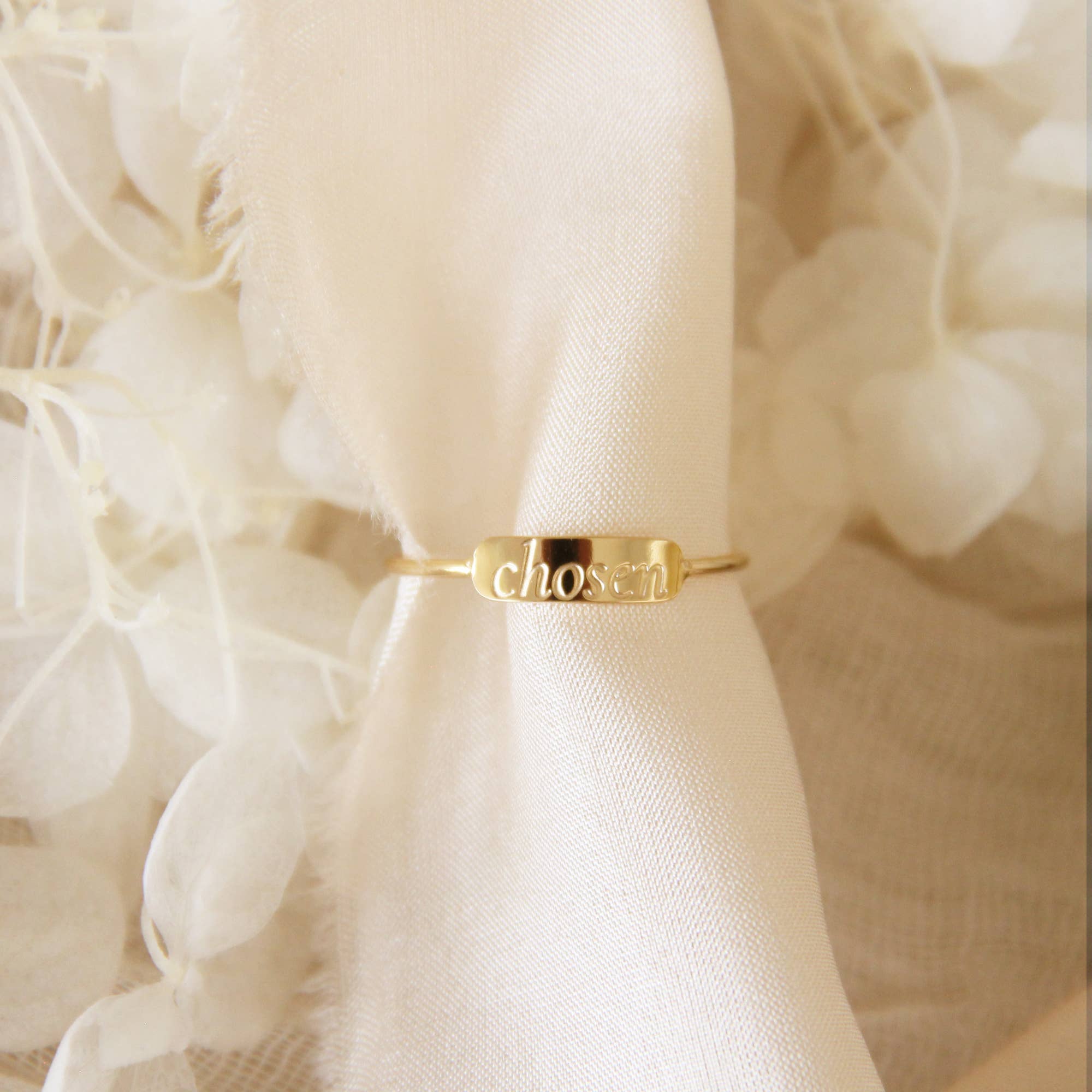 LoveStory Collection - Wholesale Band/Stacked Ring - Chosen Ring, Ephesians 1:4-51