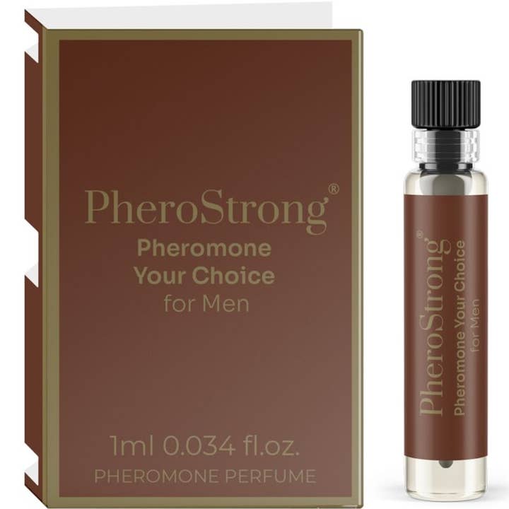 PHEROSTRONG - PERFUME CON FEROMONAS A TU ELECCIÓN PARA HOMBRE 1 ML para venta al por mayor de Lingerie Harness Boutique di DeGioannis Samuele