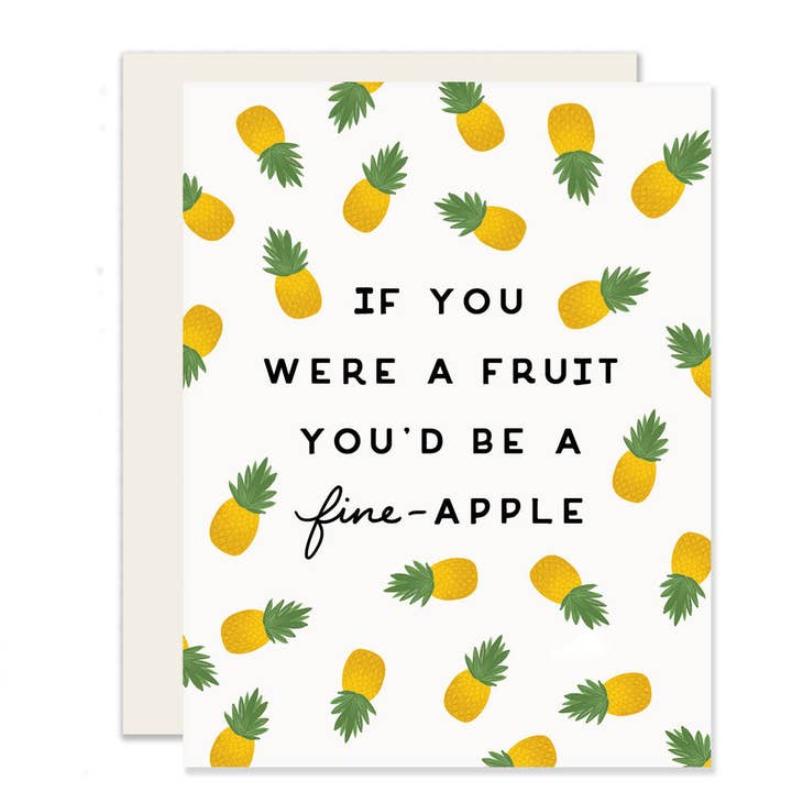 Slightly Stationery - Wholesale Liefdeskaartje - Fine Apple | Punny Love Card