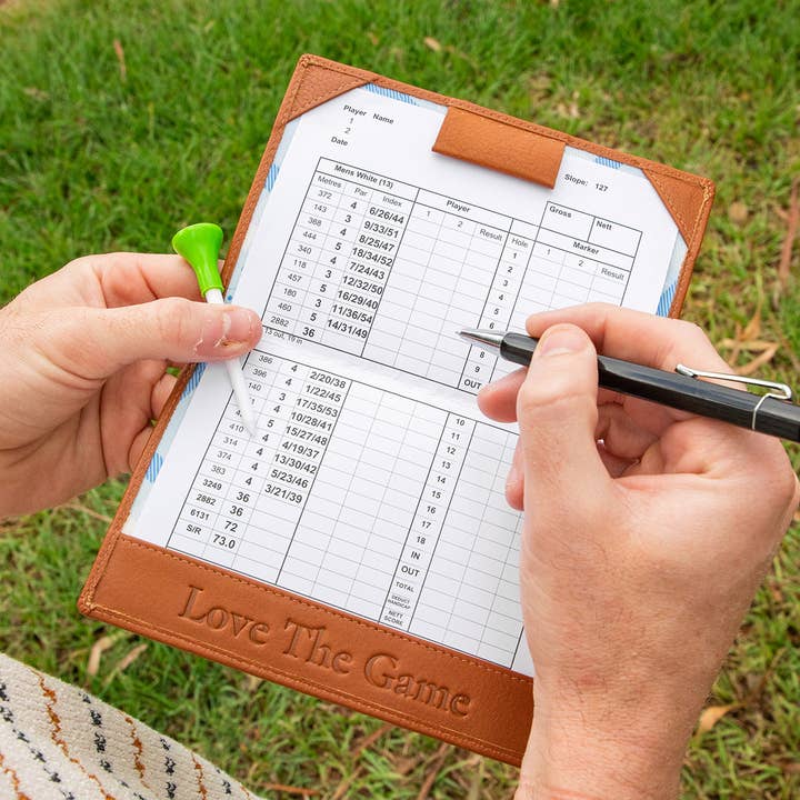 Sport Republic - Wholesale Card Holder - Unisex - Golf Scorecard Holder - Cognac5