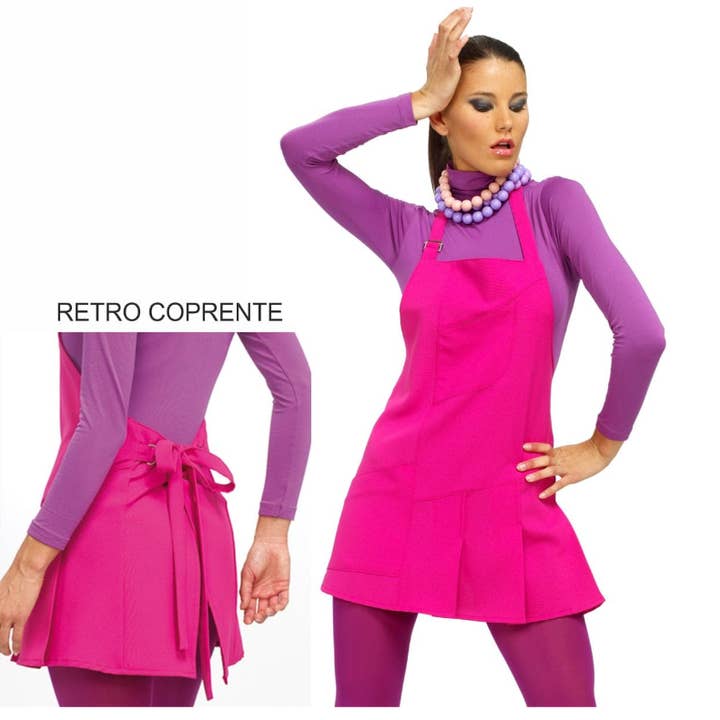 West Rose abbigliamento professionale - Wholesale Apron - POMEZIA FUCHSIA WORK APRON0