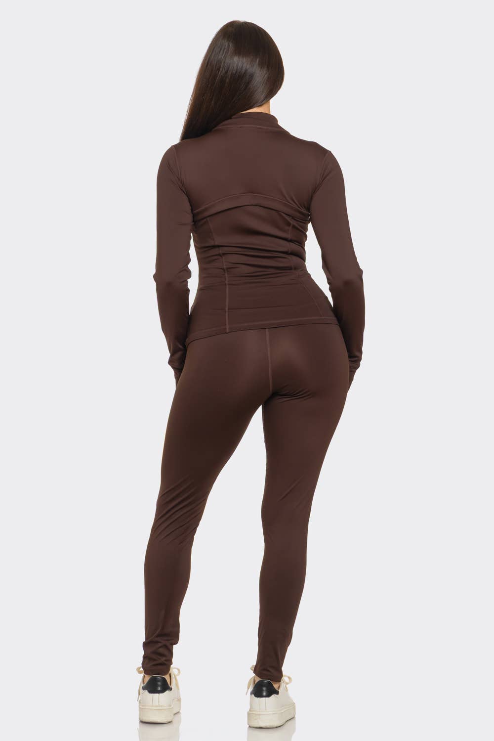 Julia by LoveJ - Wholesale Activewear Set - Women's - Front Zip Up Jacket And Leggings Set18