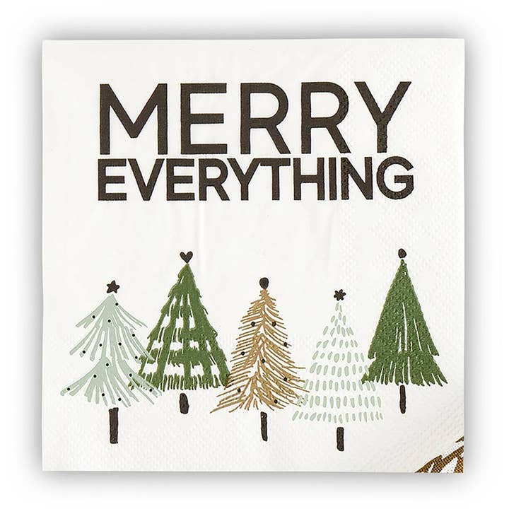 Cocktail Napkin - Merry Everything for wholesale by Santa Barbara Design Studio by Creative Brands