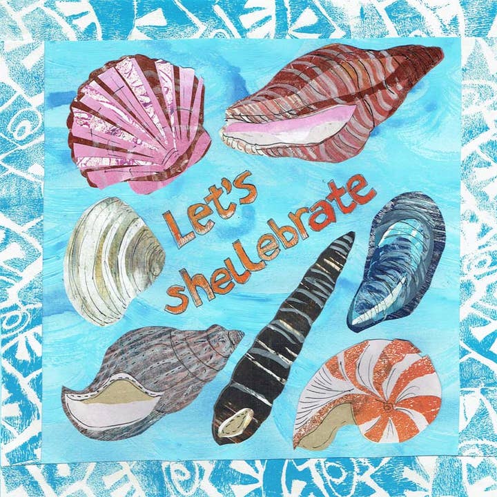 Port and Lemon - Wholesale Everyday Greeting Card - Let's Shellebrate Greetings Card