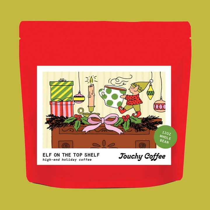 Holiday Coffee 2025: Elf on the Top Shelf for wholesale by Touchy Coffee