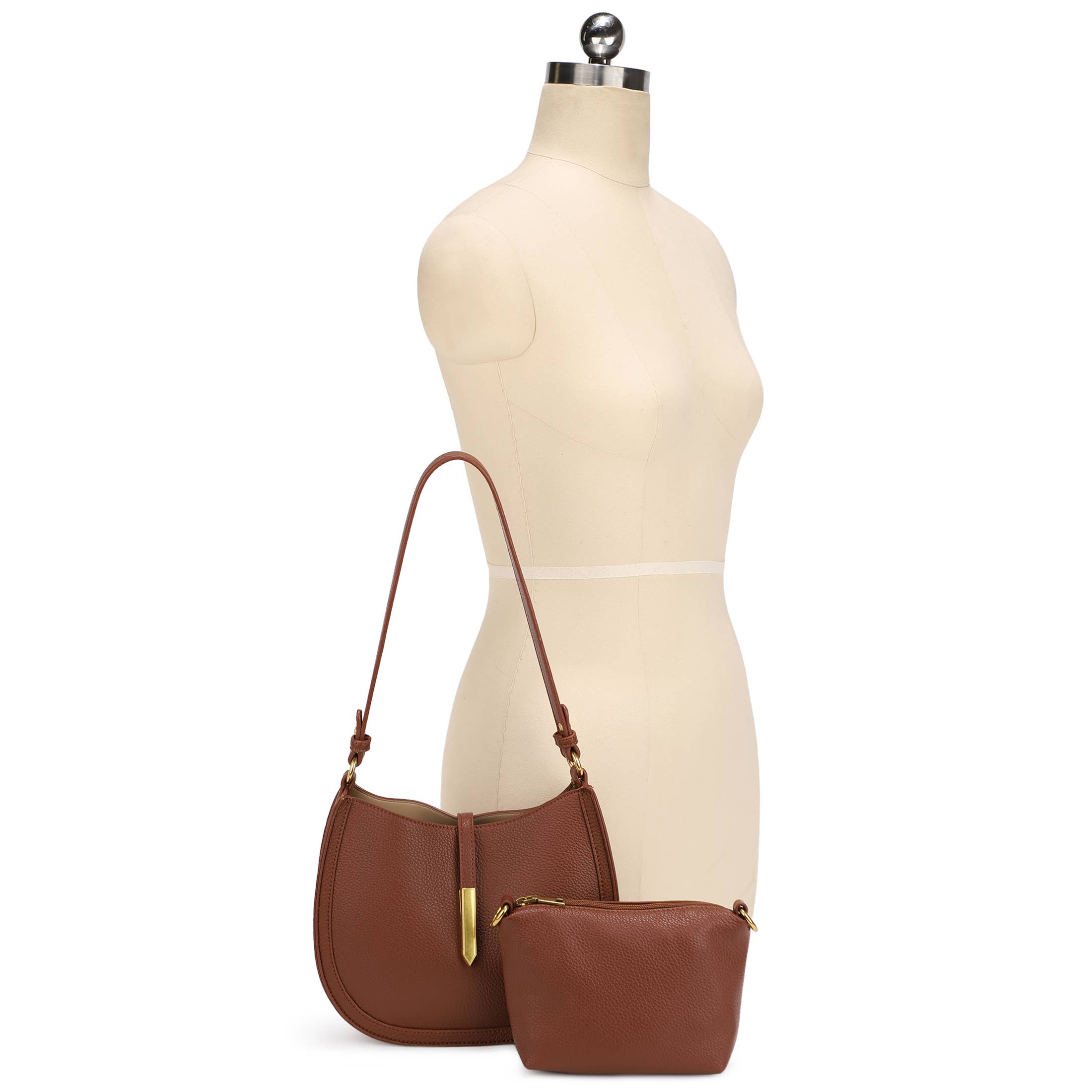 KAYLA+AVA - Wholesale Shoulder Bag - Women's - KELLY SHOULDER BAG WITH POUCH3