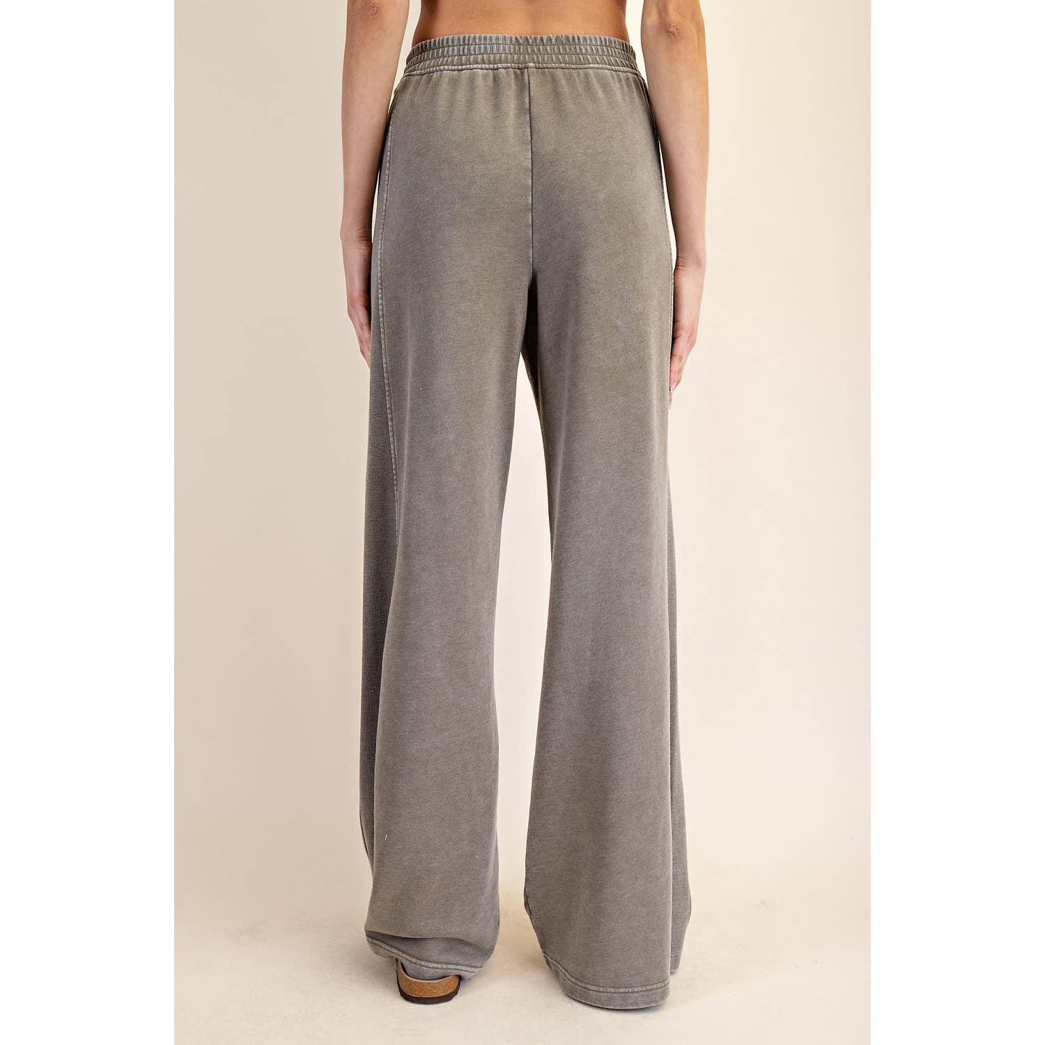 Rae Mode - Vente Pantalon – femme - PANTALON LARGE CÔTÉ CÔTELÉ LAVÉ MINÉRAL22