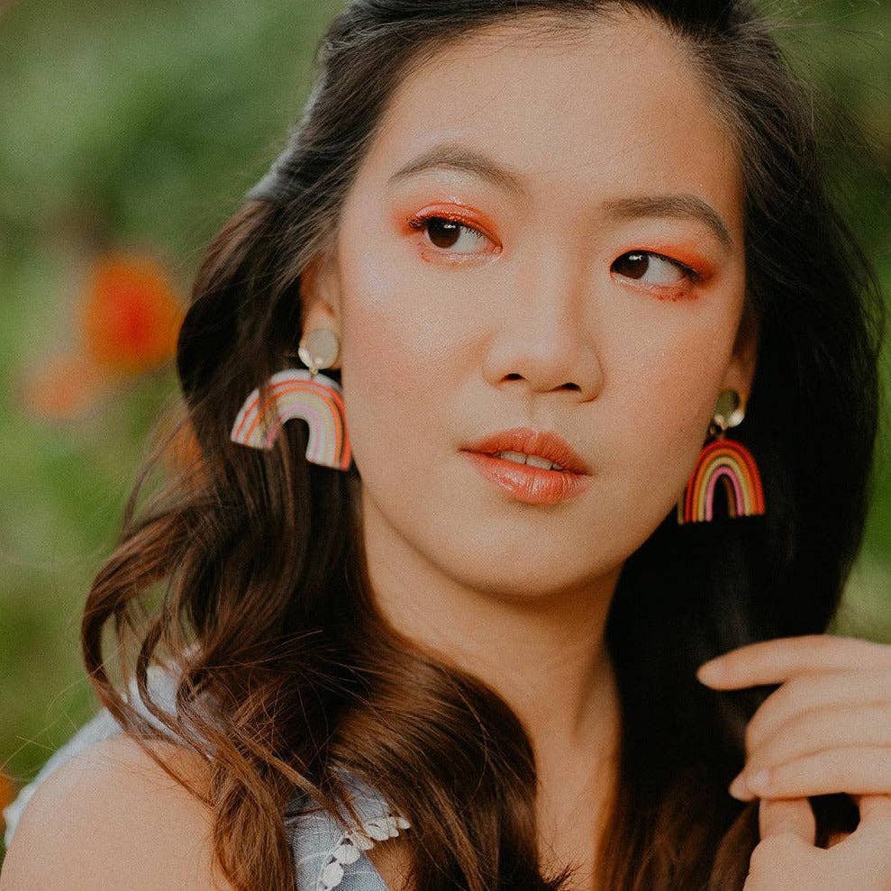 Sleepy Mountain - Wholesale Dangle Earrings - Rainbow Dangle Earrings9