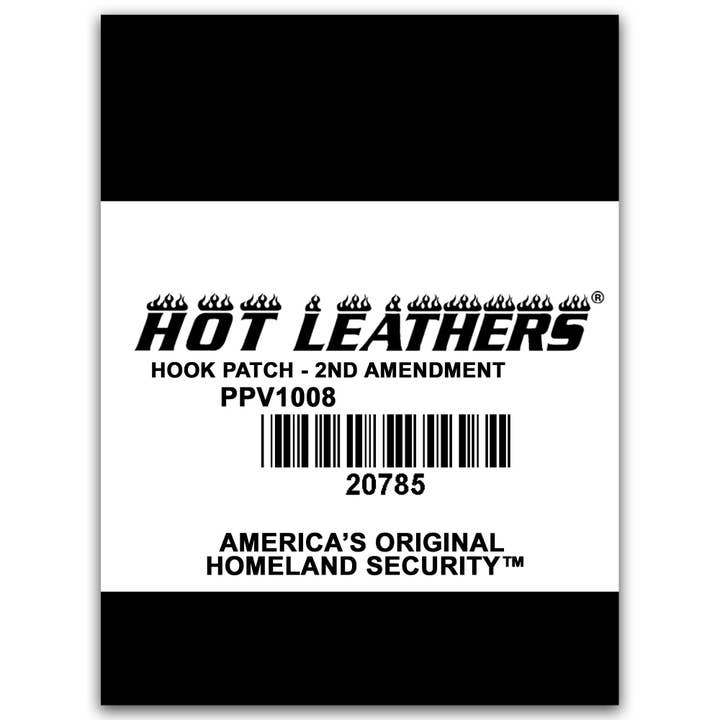 MULTI Hot Leathers PPV1008 2nd Amendment America's Original Homeland Security Hook Back 4" x 4" Patch for wholesale on Faire2
