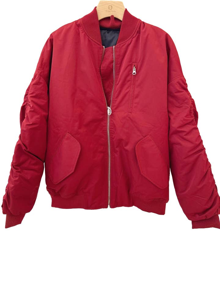 Orice - Wholesale Bomber Jacket - Women's - Long reversible satin bomber jacket - Orice8