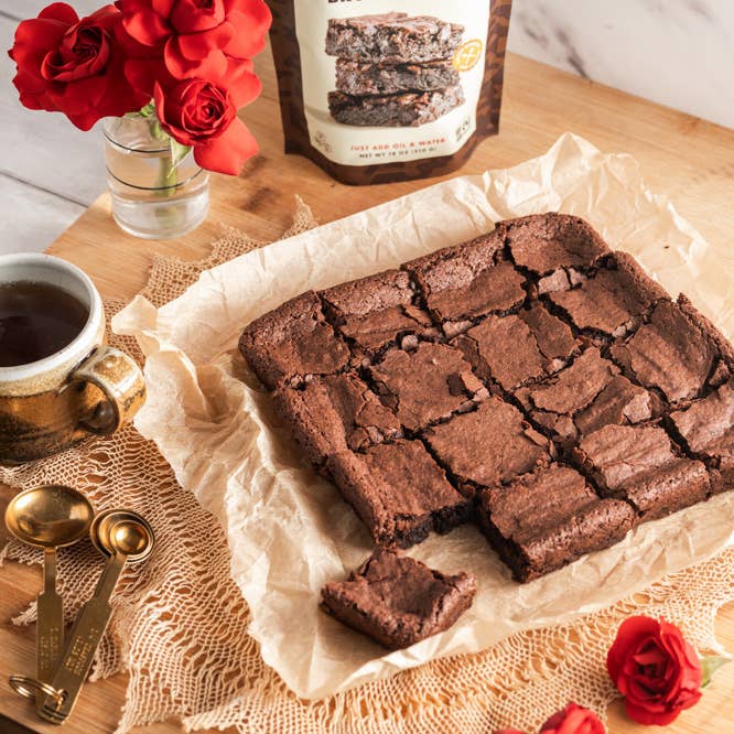 Renewal Mill - Wholesale Brownie Mix - Upcycled Dark Chocolate Brownie Mix (Vegan & Gluten-Free)3