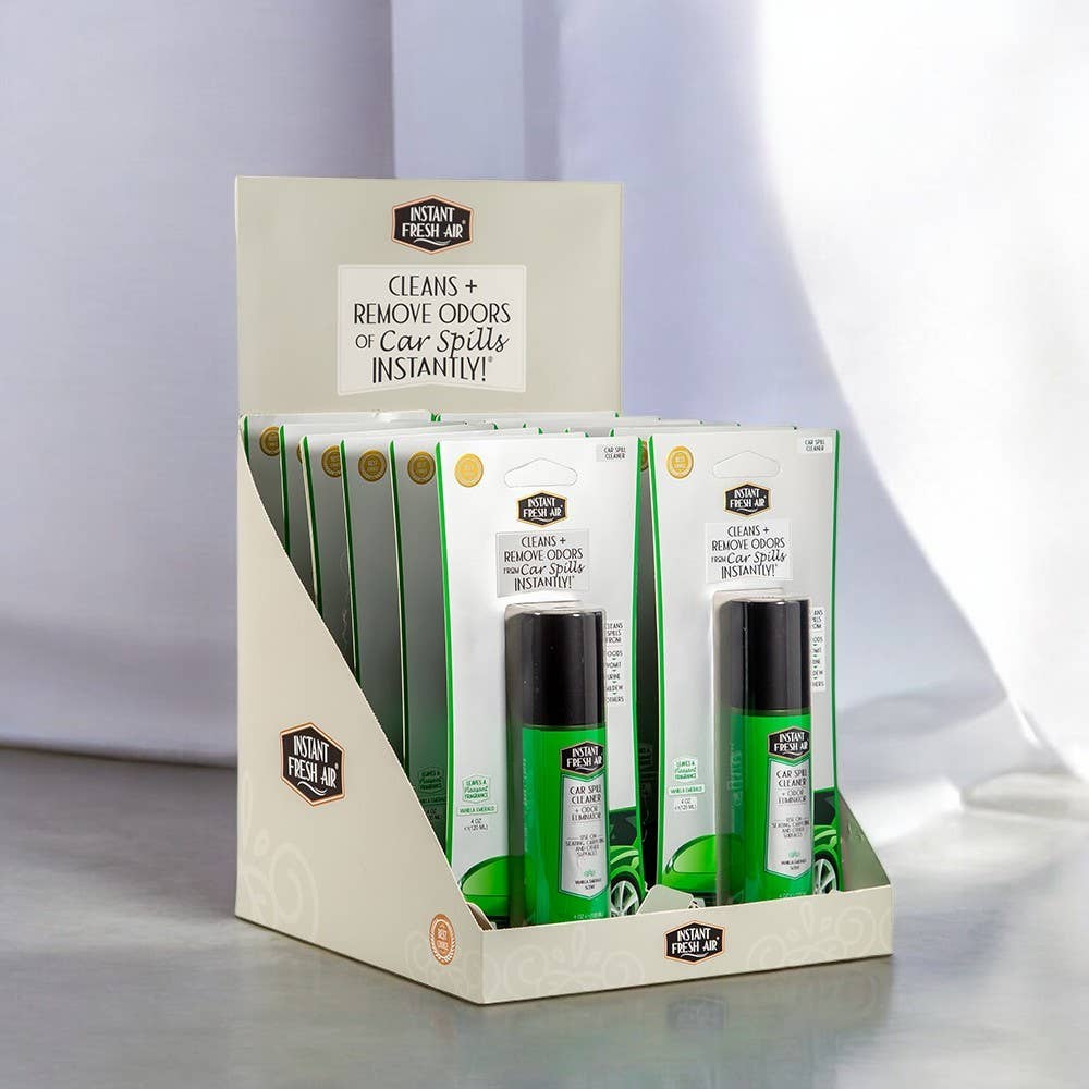 Instant Fresh Air - Wholesale Automotive Cleaning Products - Car Spill 4 Oz., Cleaner + Odor Eliminator.5