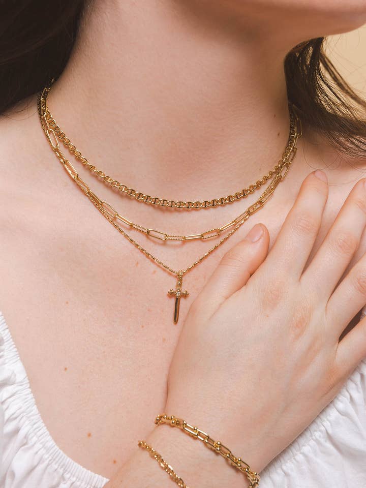 Sword Cross Necklace for wholesale by LM|J