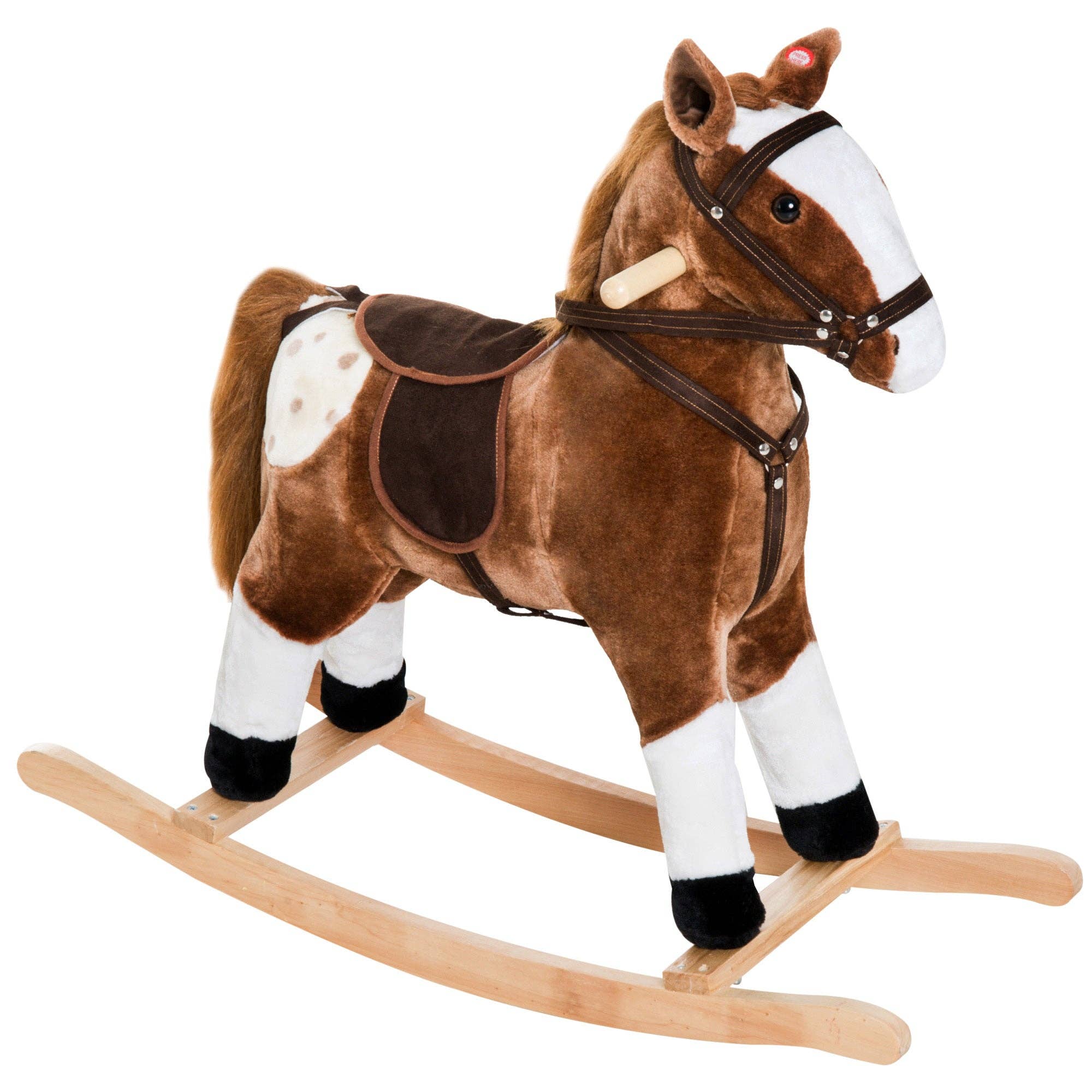 39F Inc. - Wholesale Rocking Horse - Kids - Plush Rocking Horse with Saddle and Sounds for Kids0