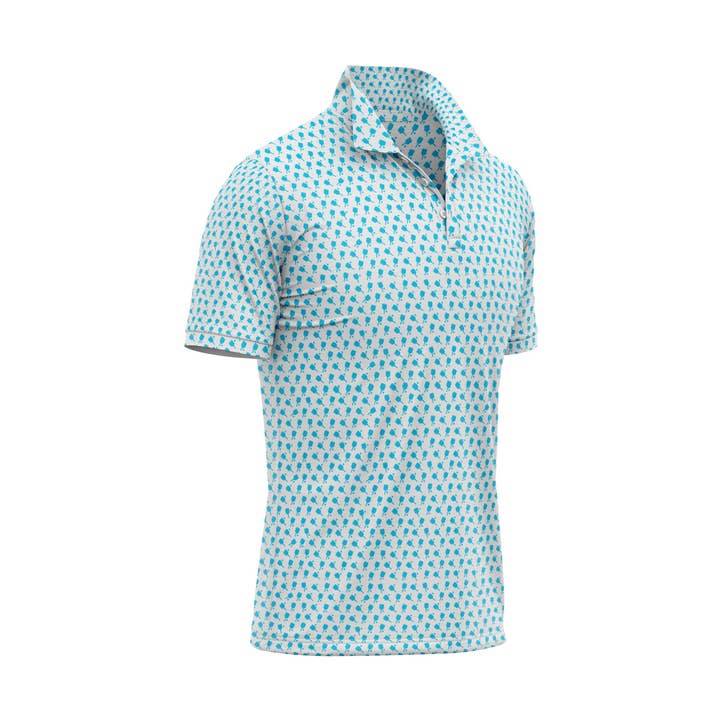 Pickleball Performance Polo Hvid for engroshandel hos Swinton