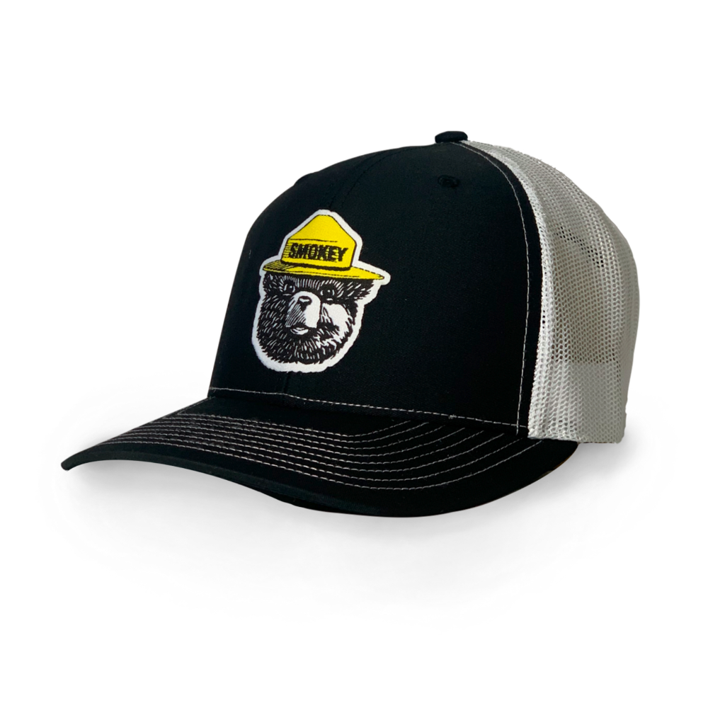 Wear Your Roots - Wholesale Trucker Hat - Unisex - Smokey Bear Hat Patch Snapback Trucker0