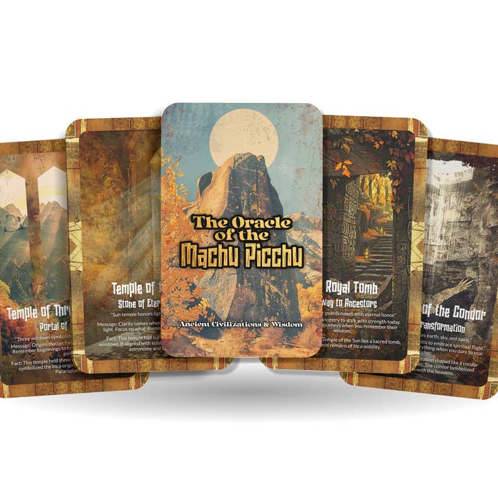 Orakel von Machu Picchu Heilige Zitadelle Deck – 22 Karten für den Großhandel von Ibiza Tarot USA