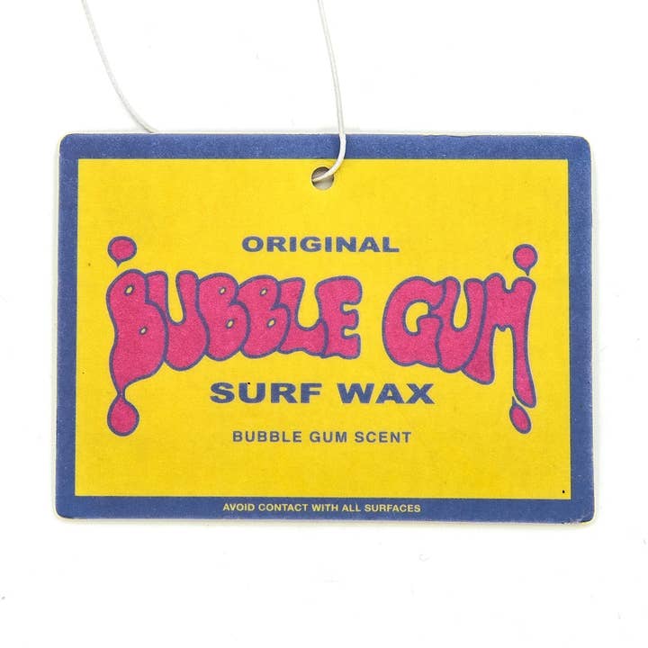 Bubble Gum Surf Wax Air Freshener - Bubble Gum for wholesale by Bubble Gum Surf Wax