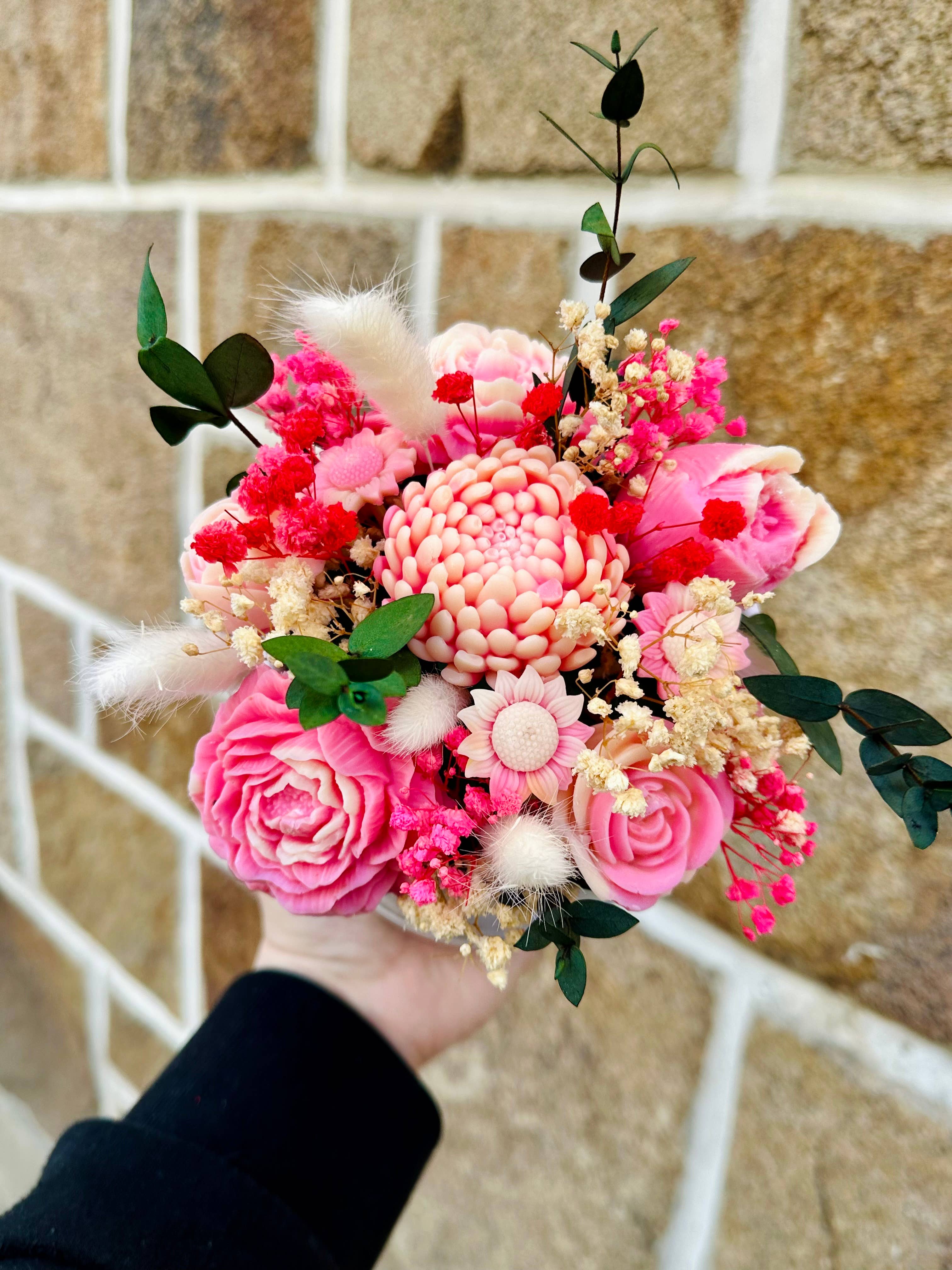 Alcazia - Wholesale Artificial Flowers - Eternal scented bouquet - Summer rose