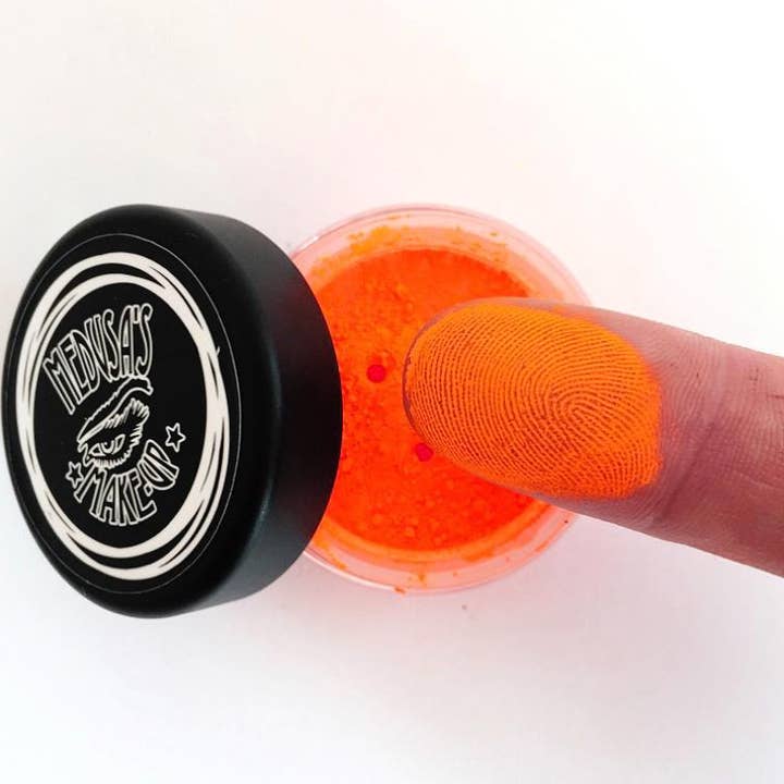 Medusa's Makeup - Wholesale Body Glitter/Shimmer - UV Neon Pigment Makeup - Fluorescent Orange