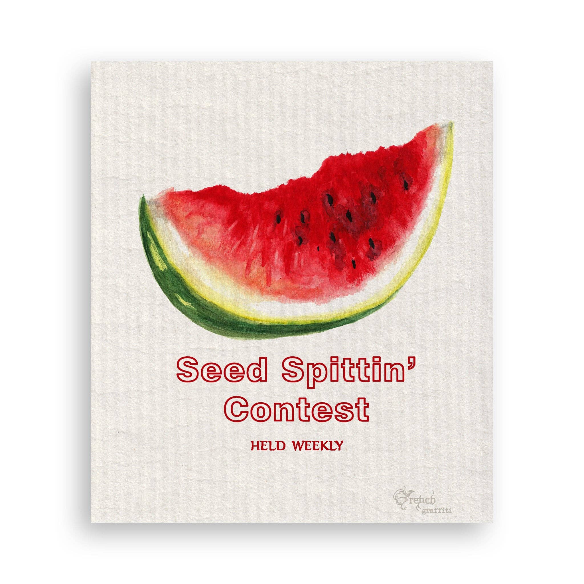French Graffiti – wholesale Tea towel – Watermelon16