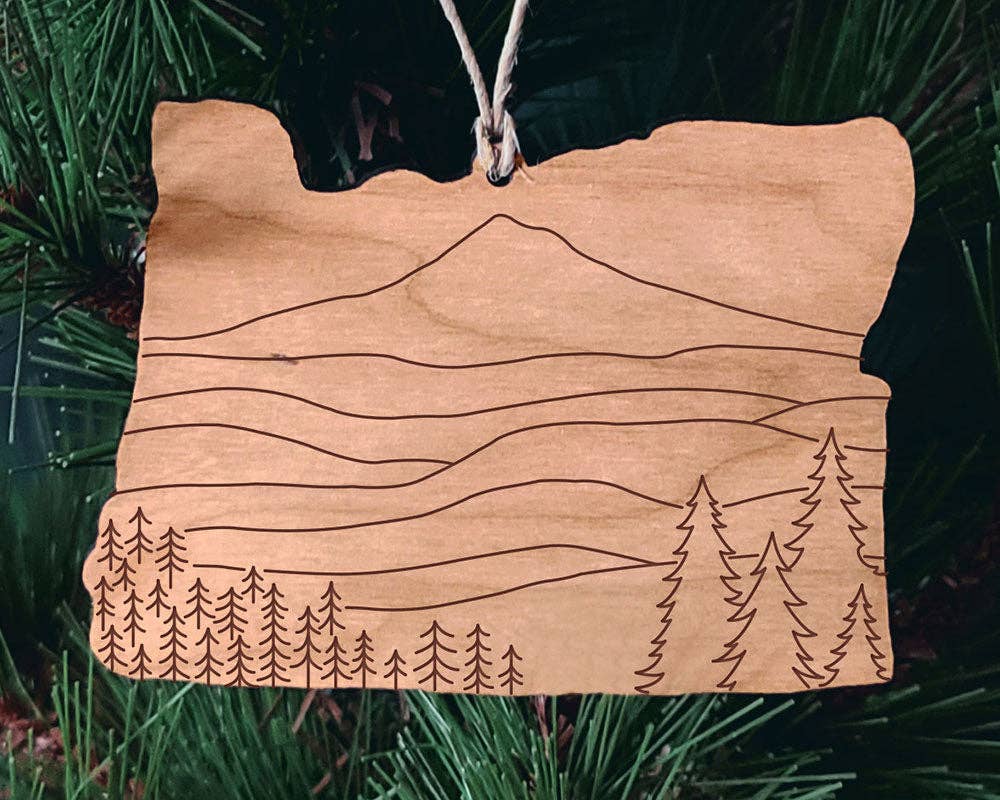 Forever Northwest - Wholesale Ornament - Mt. Hood Christmas Ornament1
