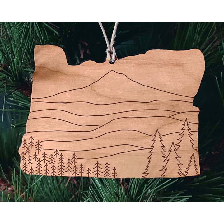 Forever Northwest - Wholesale Ornament - Mt. Hood Christmas Ornament1
