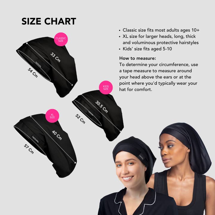 Hairbrella - Wholesale Sleep Cap / Bonnet - Women's - Hairbrella Satin-Lined Sleep Cap10