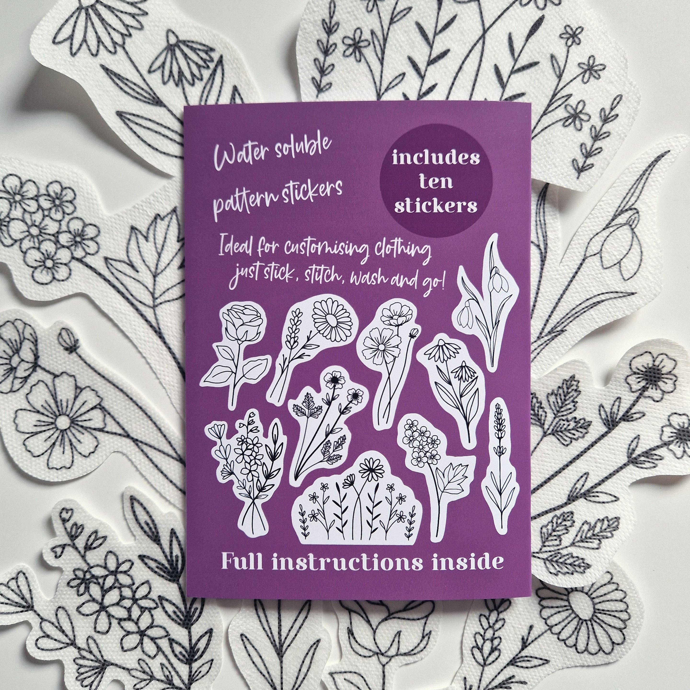 Blackbird & Bloom Embroidery - Wholesale Embroidery/Cross Stitch Supplies - Beautiful Blooms Stick & Stitch Embroidery Patterns6