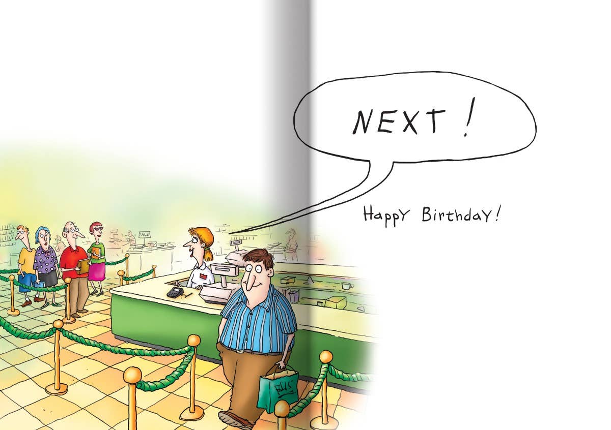 Oatmeal Studios – Engroshandel Fødselsdagskort – Tjek dig ud fødselsdagskort - 82211