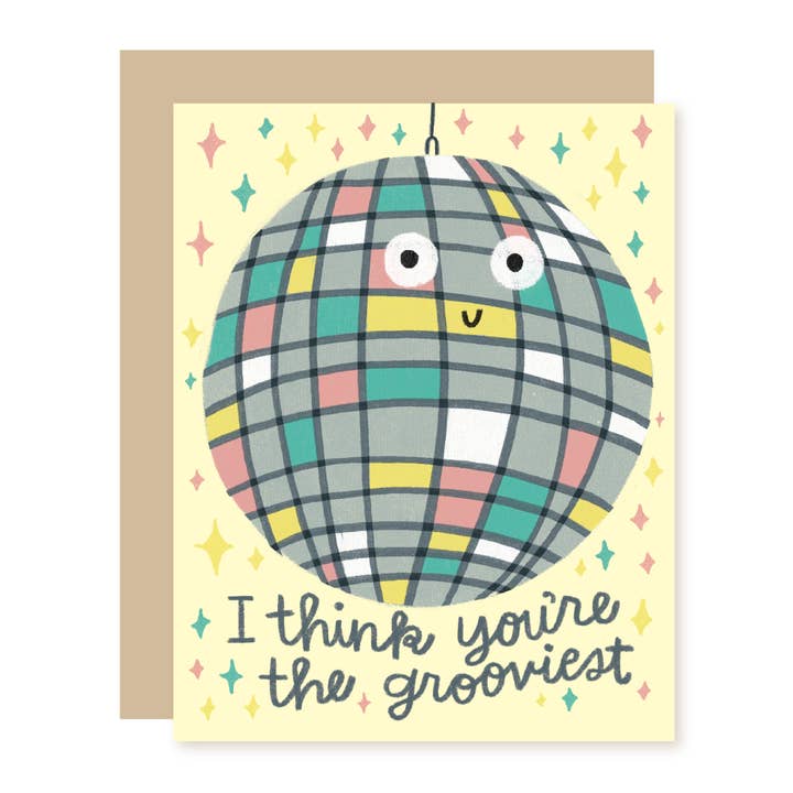 Disco Ball Birthday Card for wholesale by A Smyth Co
