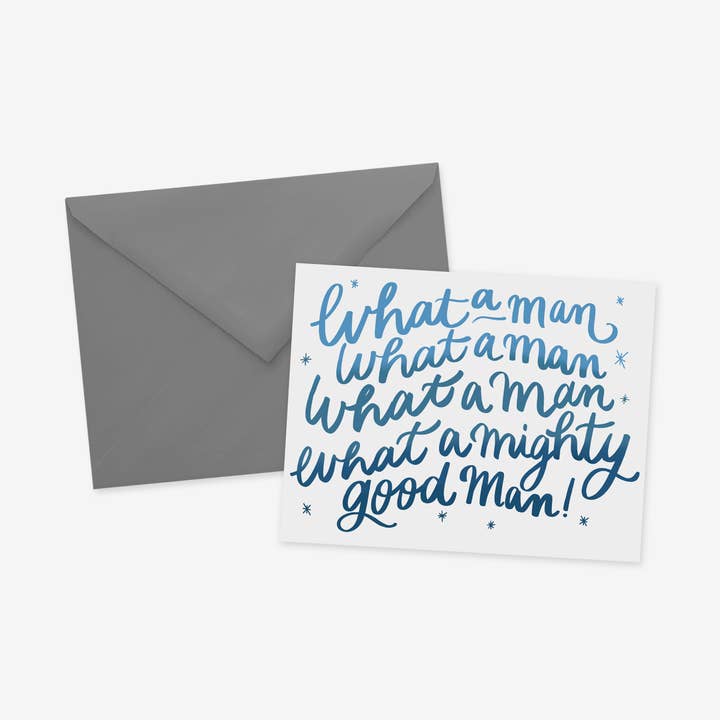 What a Man for wholesale by Posterity Paper