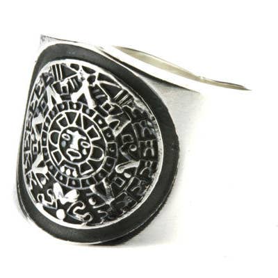 Mayan Calendar Ring - Sterling Silver for wholesale by Makers & Providers