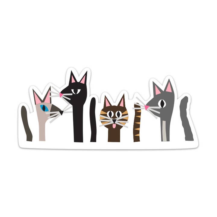 Katzen-Pack-Aufkleber für den Großhandel von R. Nichols Stationery & Gifts