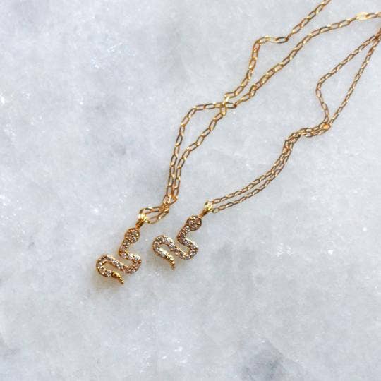 Serpent Necklace for wholesale by Stella London