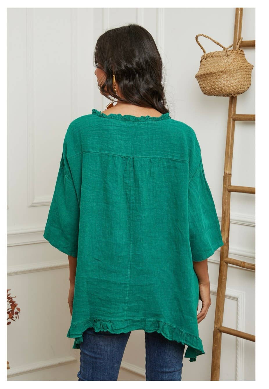 LÉA & LUC - Wholesale Tunic - Women's - 100% Linen Tunic REF.1076861