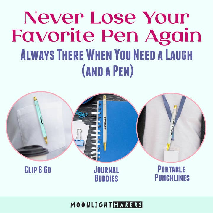 Moonlight Makers - Wholesale Pen - You've Got This - Encouraging Pen Set - Gift, Girl Boss6