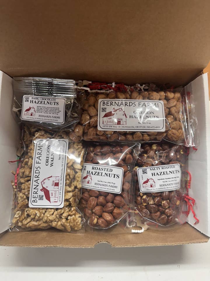 Caixa de presente média Nut Lovers por atacado de Bernards Farm