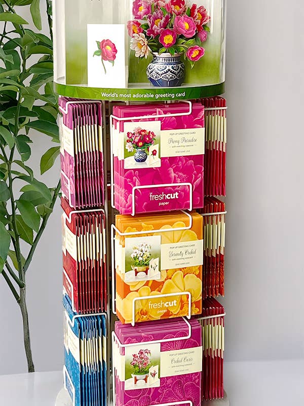 Mini Spinner Display - DISPLAY ONLY for wholesale by FreshCut Paper LLC