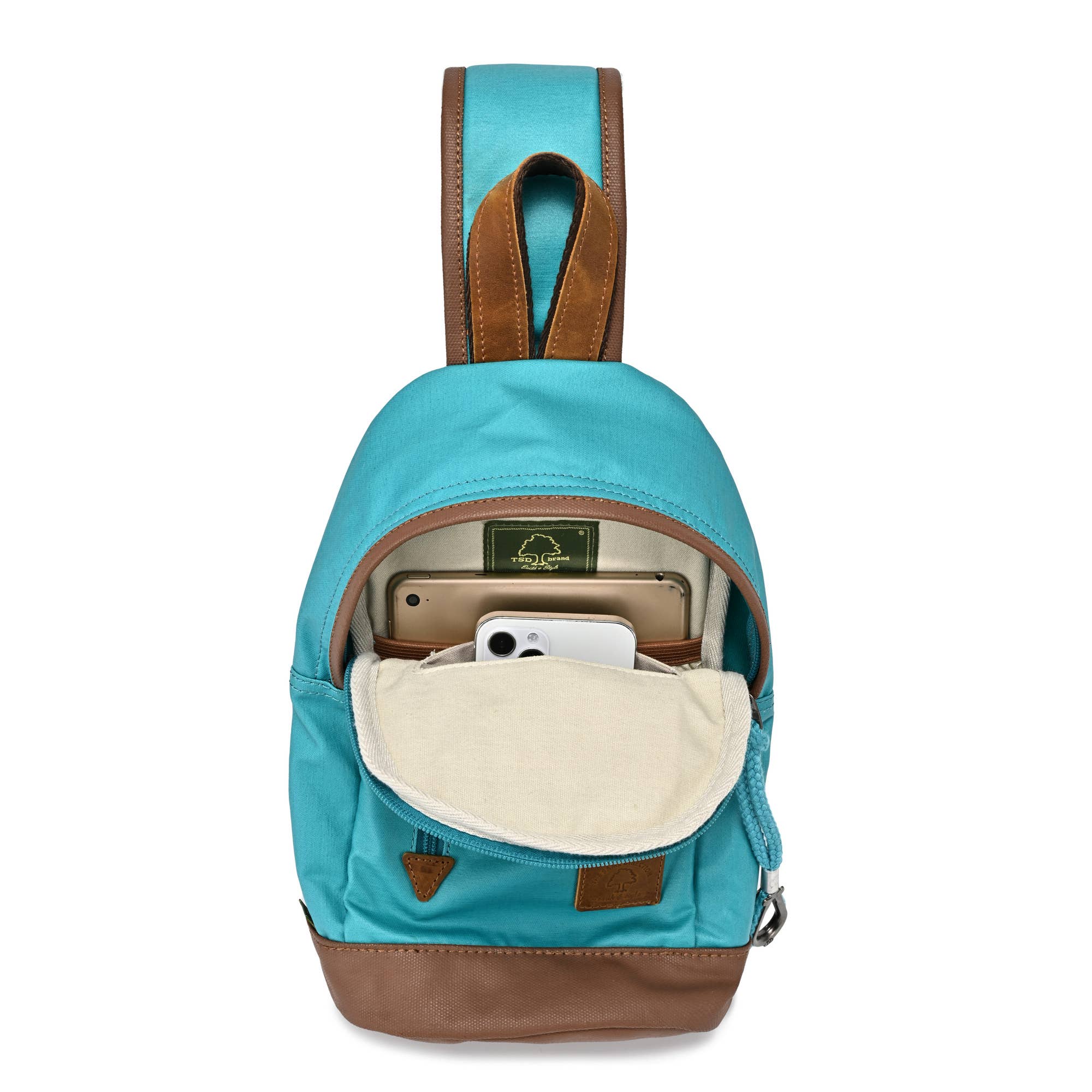 TSD Brand – Engroshandel Crossbodytaske - Dame – Urban Light Coated lærred slynge taske24