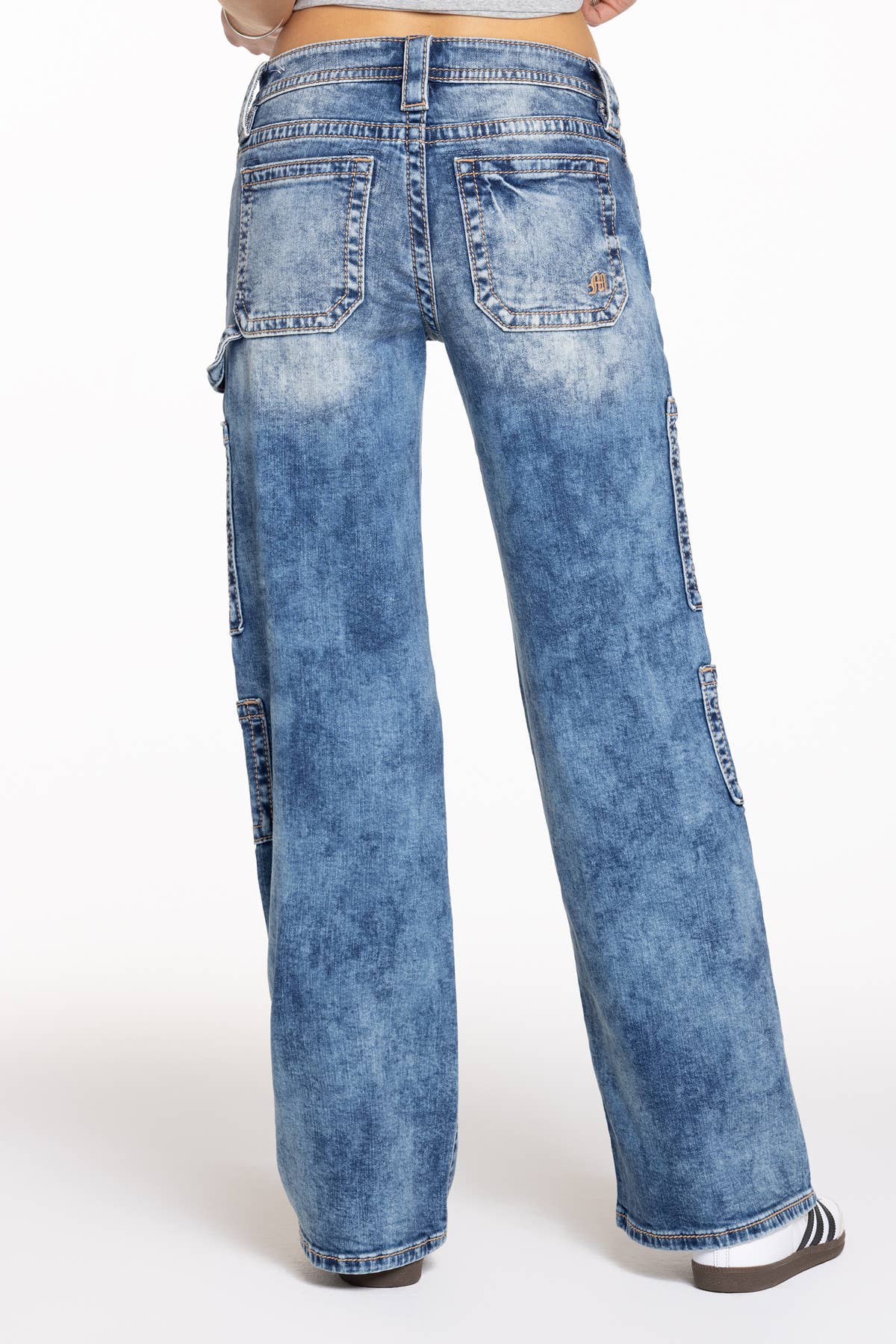 Miss Me - Wholesale Jeans - Women's - M2366YW- MID RISE UTILITY WIDE LEG JEANS