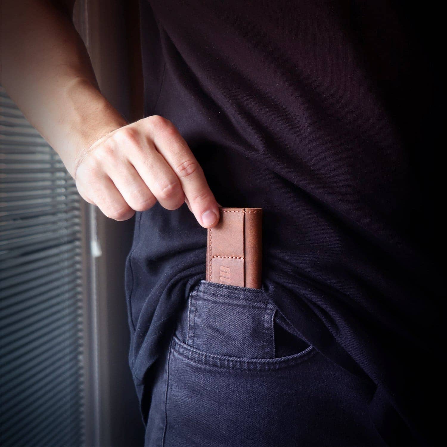 Londo - Vendita all'ingrosso Porta carte - Unisex - Supporto per schede SD MegaGear in pelle1