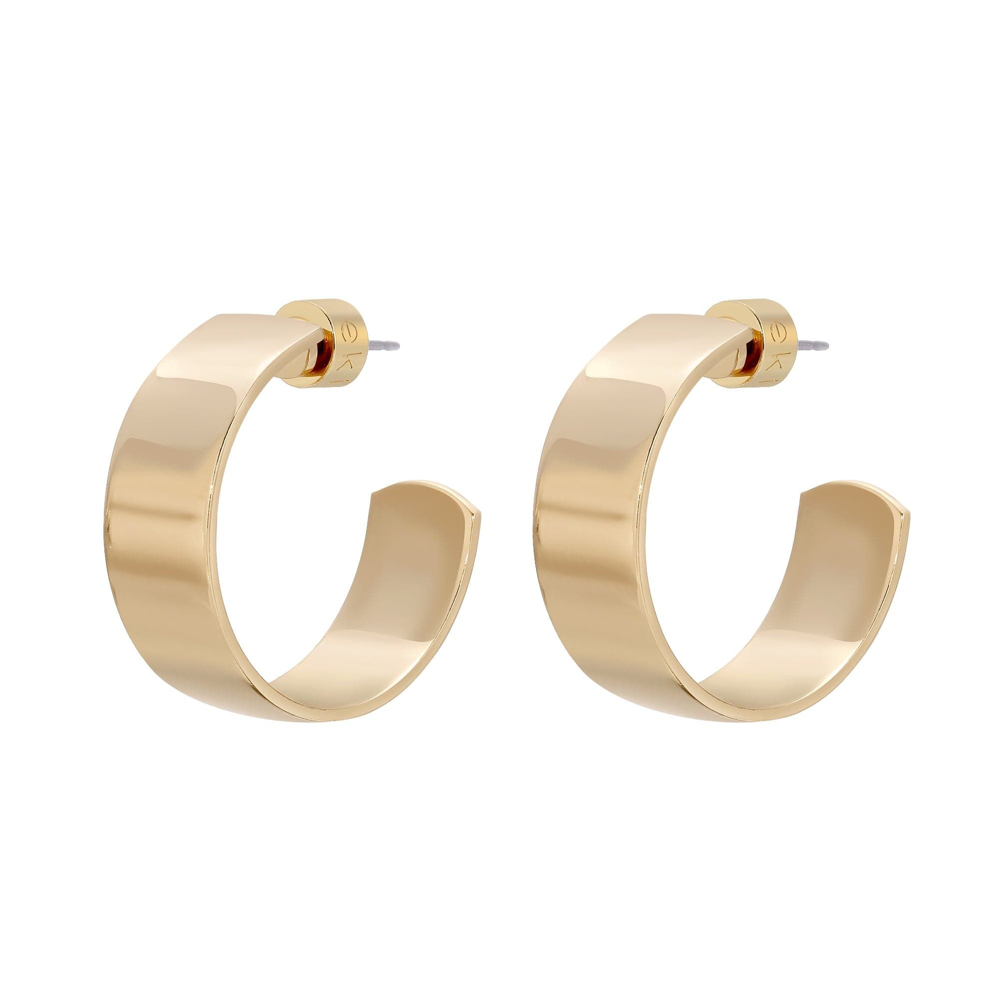 Eklexic - Wholesale Hoop Earrings - 1" Skylar Hoops0