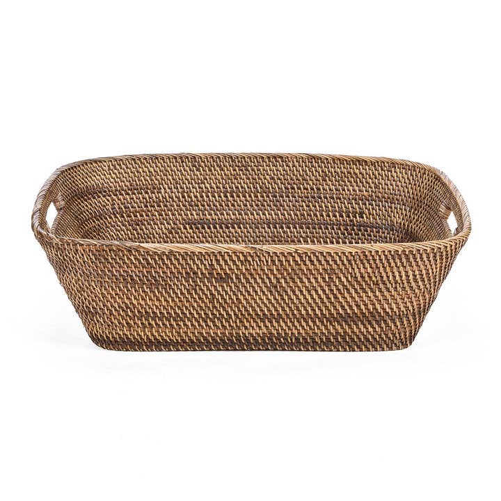 The Hannah Laundry Basket - Natural Brown - L for wholesale by Bazar Bizar Living