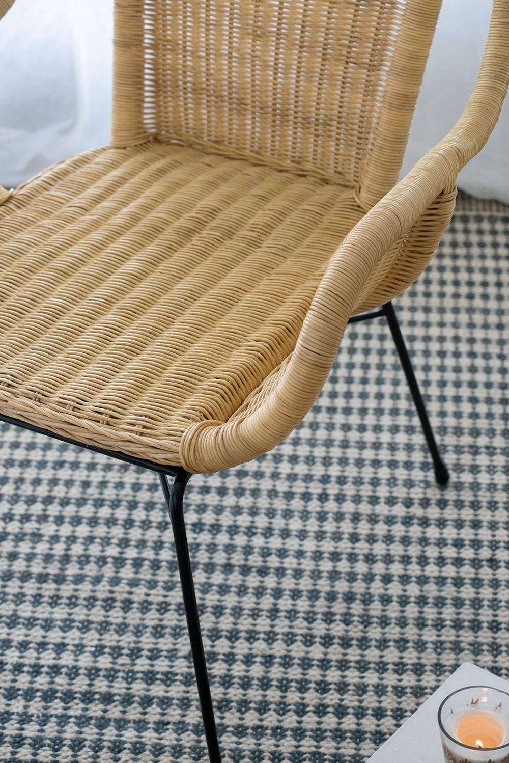 A&B Home Group Inc. - Vente Chaises - Chaise Januar 26,5x23,5x34" - Beige/Noir5