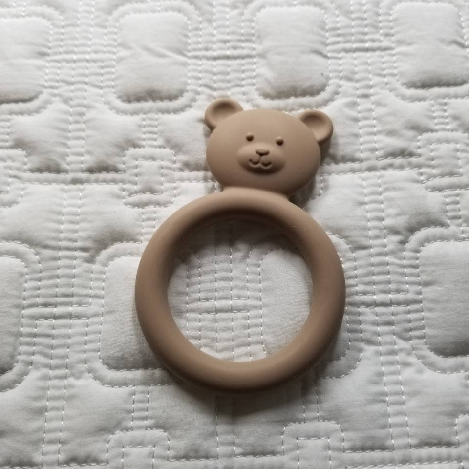 D & C TOYS - Wholesale Teether (Not Clip-On) - Baby - Silicone Teething Ring: Bear1