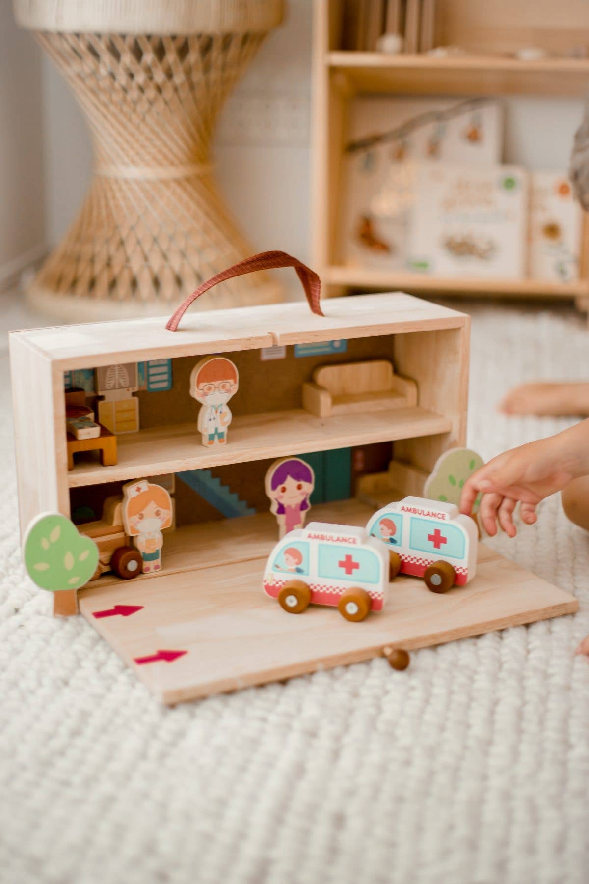 QToysUSA – Großhandel Spielzeugset – Kinder – Tragbares Krankenhaus-Set3