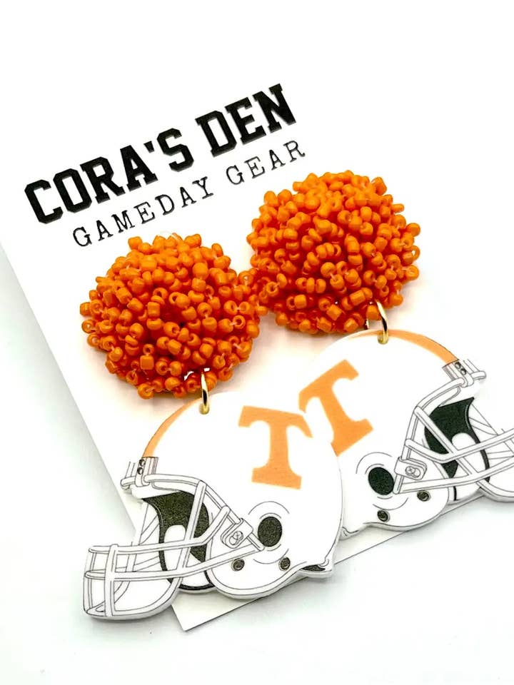 Tennessee Vols Earrings for wholesale by Cora's Den